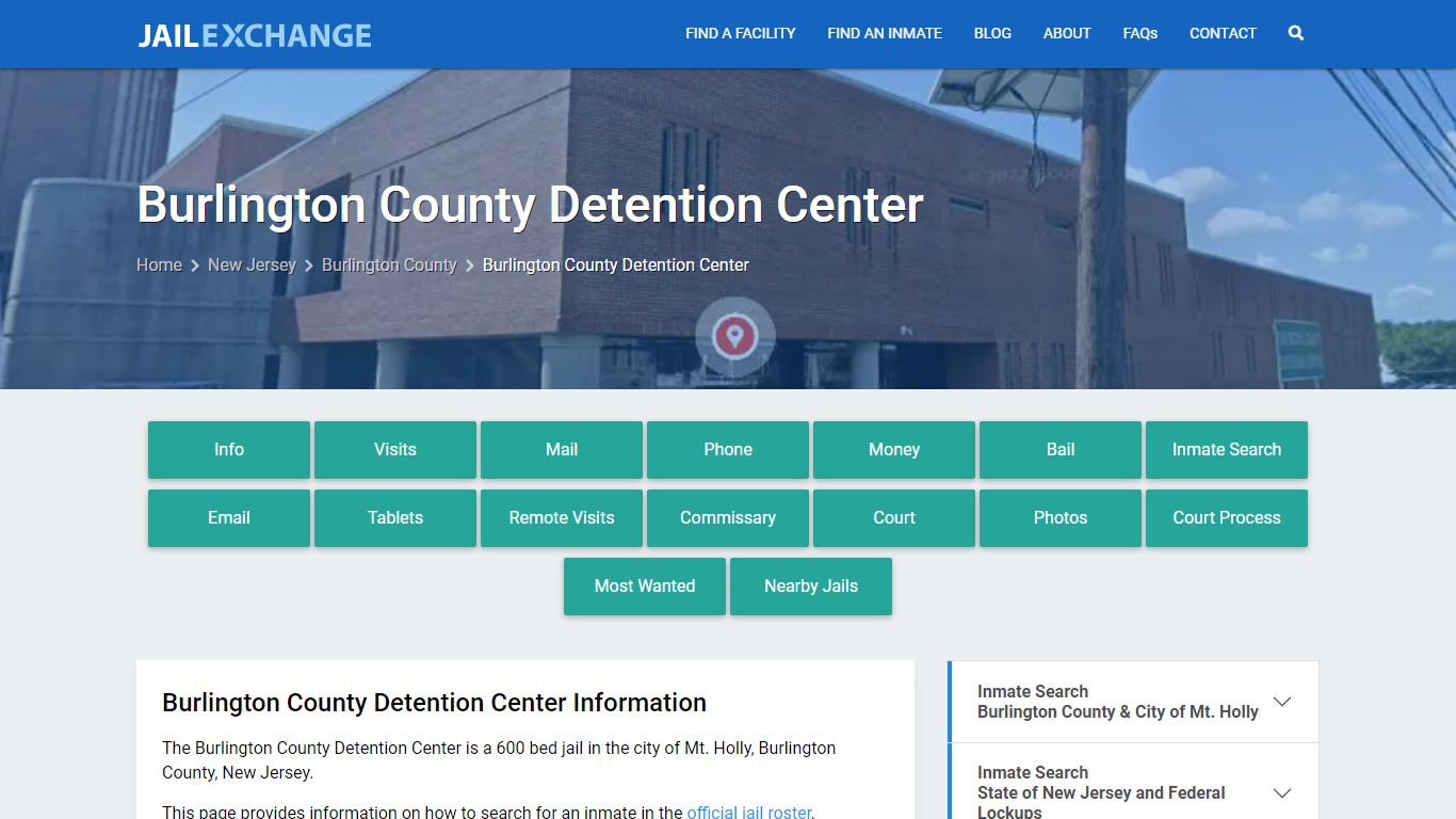 Burlington County Detention Center - Jail Exchange